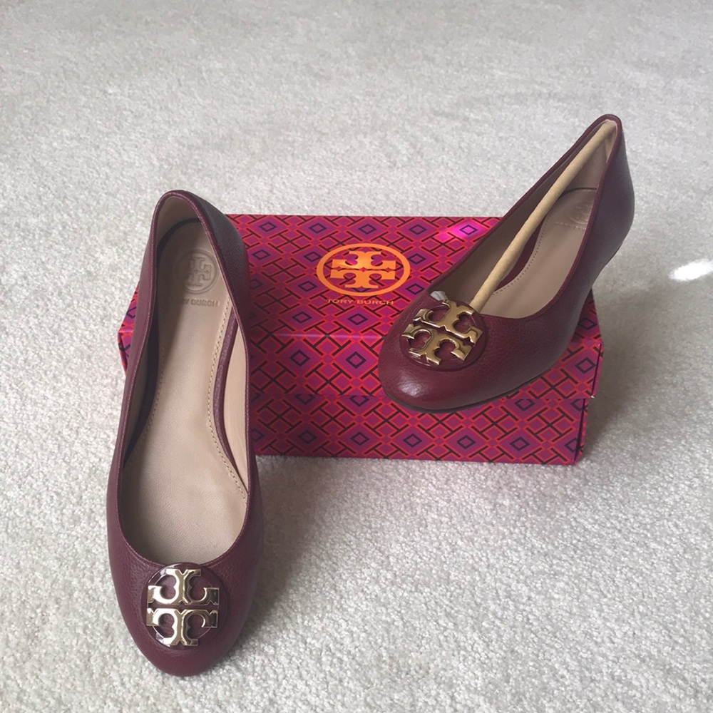 Tory Burch leather ballet flats